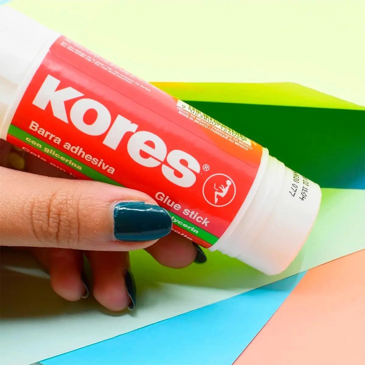 6 Lapices Adhesivos Kores Pegamento Barra No Toxico 40g C/u - Kronaline