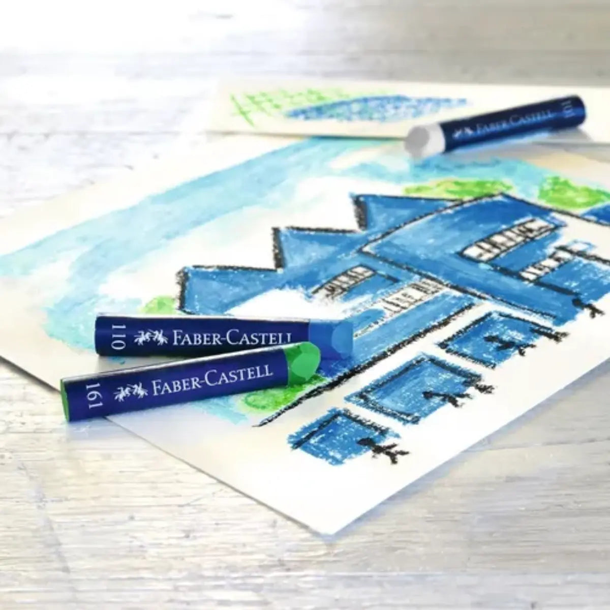 Gises Pasteles Grasos Cremosos Faber Castell 24 Pz - Faber Castell - uso