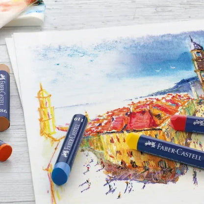 Gises Pasteles Grasos Cremosos Faber Castell 24 Pz - Faber Castell - uso
