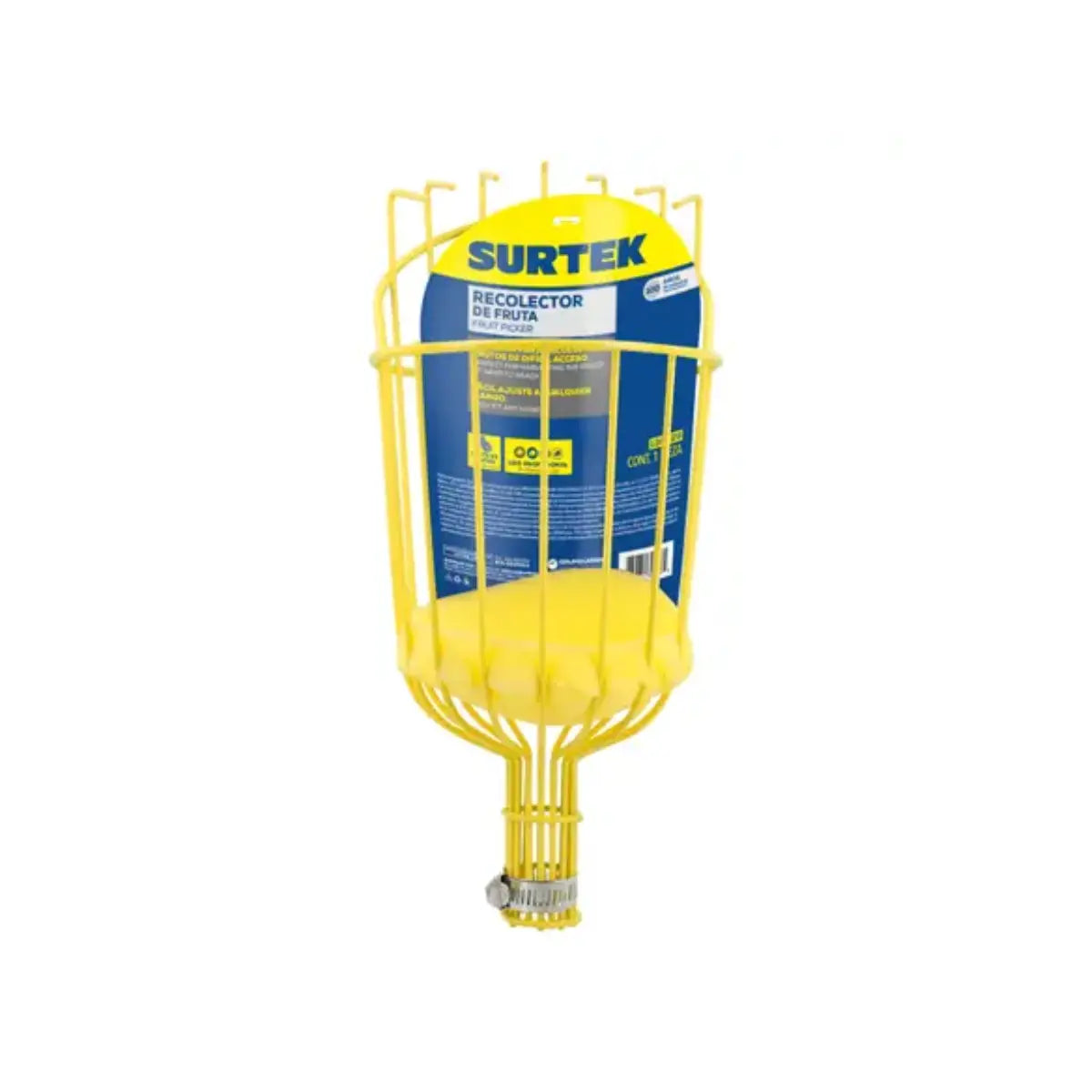 Recolector Fruta Surtek Esponja Amortiguadora 5-3/4" - Lock - detalle