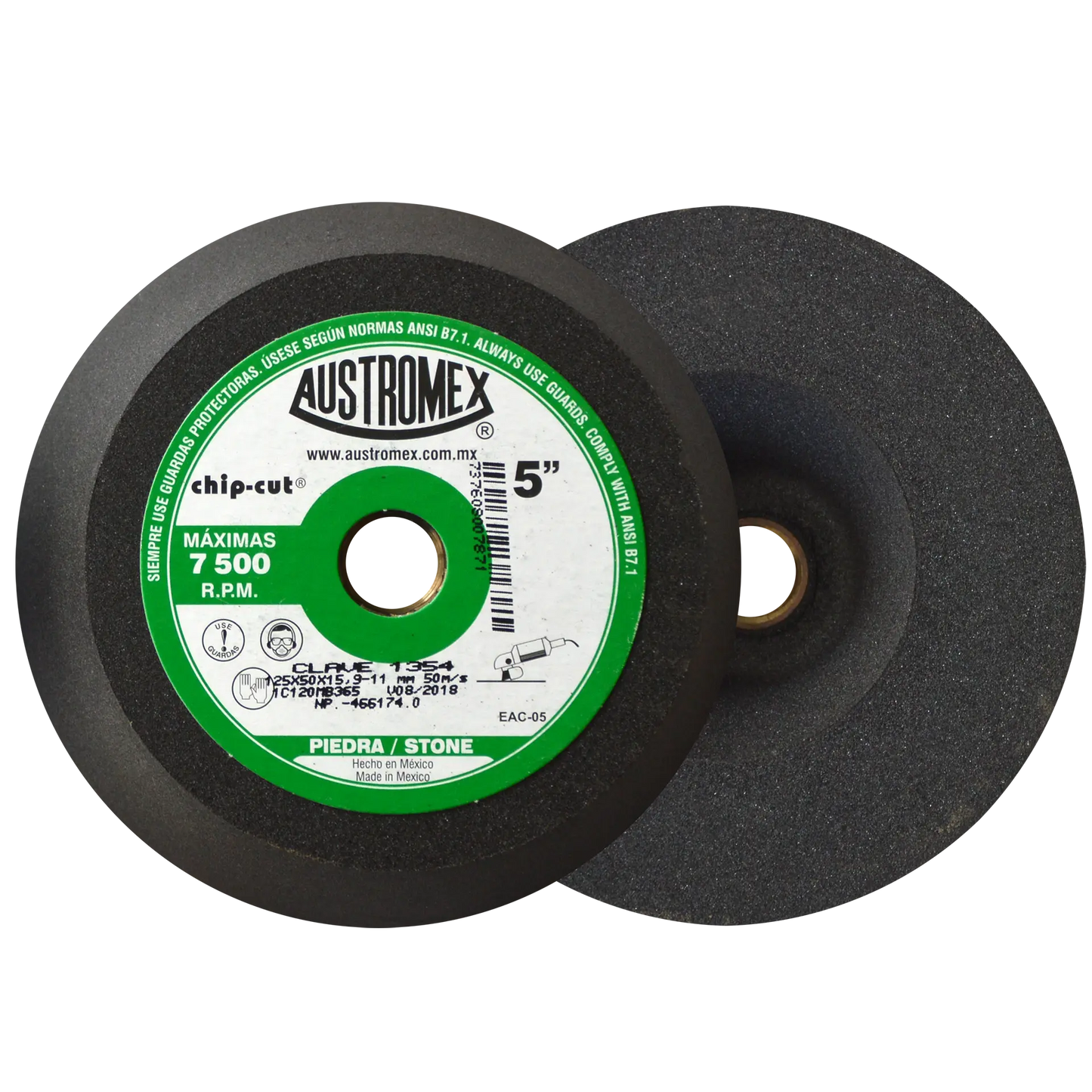 Copa abrasiva de 125 x 50 x 15.9-11 mm para desbaste, pulido y acabado fino - Austrodiam