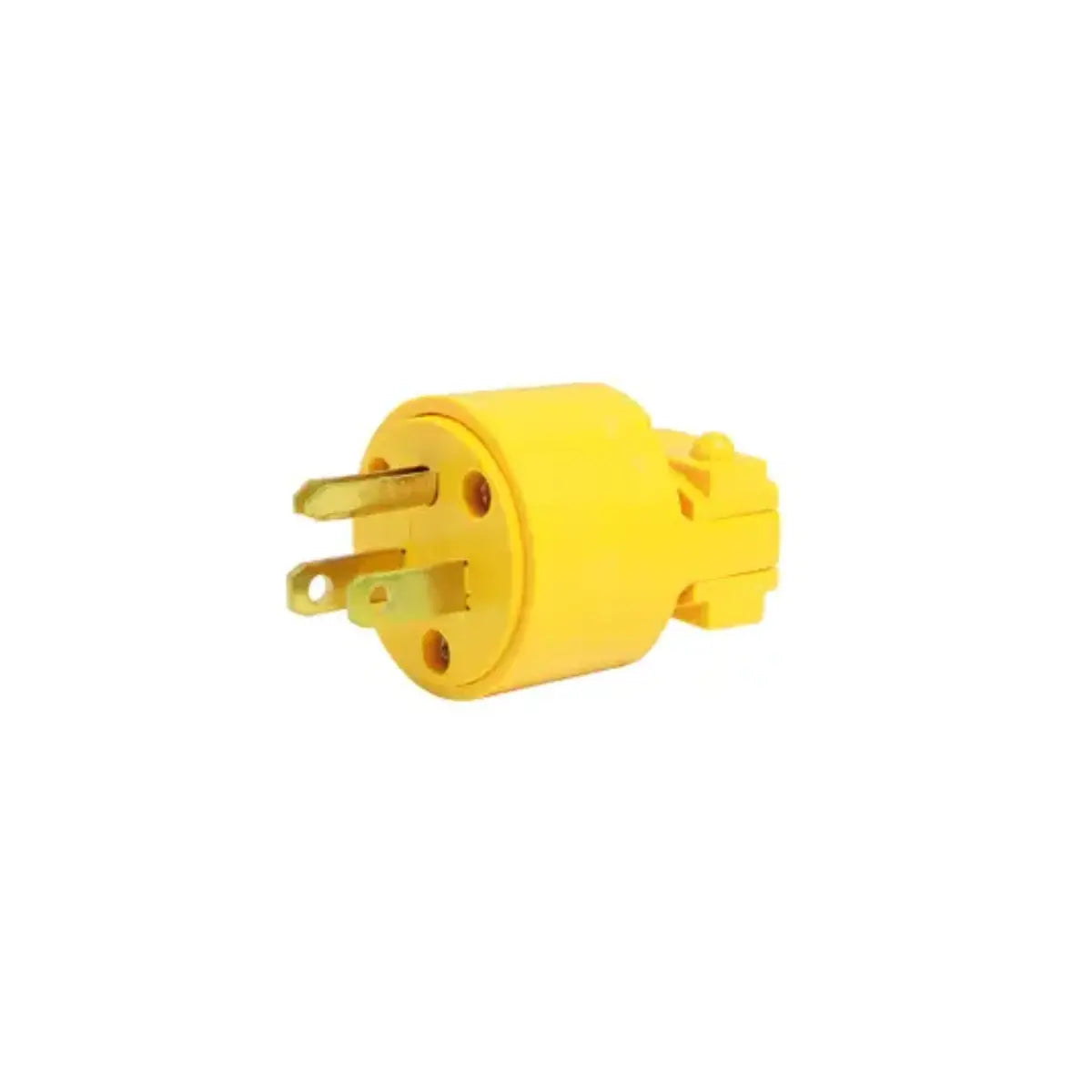 Surtek 136509 Clavija blindada plástica aterrizada, color amarillo - Surtek