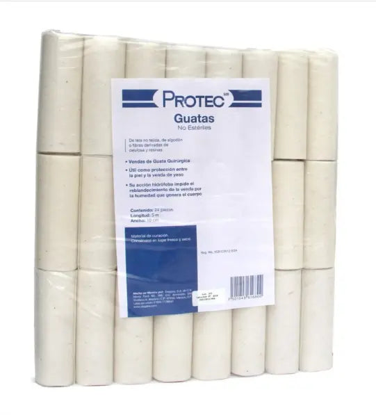 Guata Protec 10cm X 5m bolsa C/24 Rollos No Esteriles - Dogotuls - vista lateral