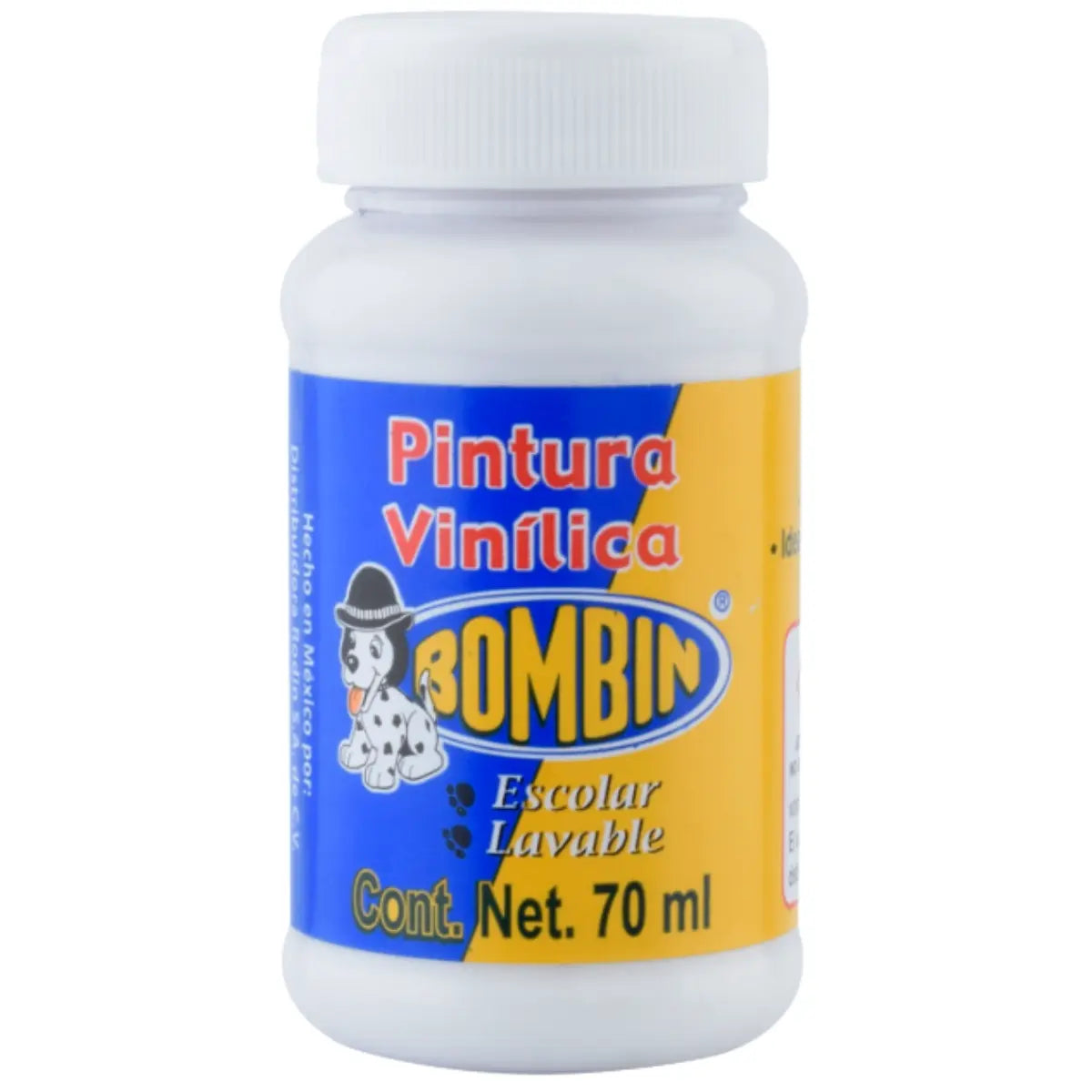 BOMBIN - Pintura vinílica Blanco|#ffffff | mate|?|?| / 70 ml - bombin
