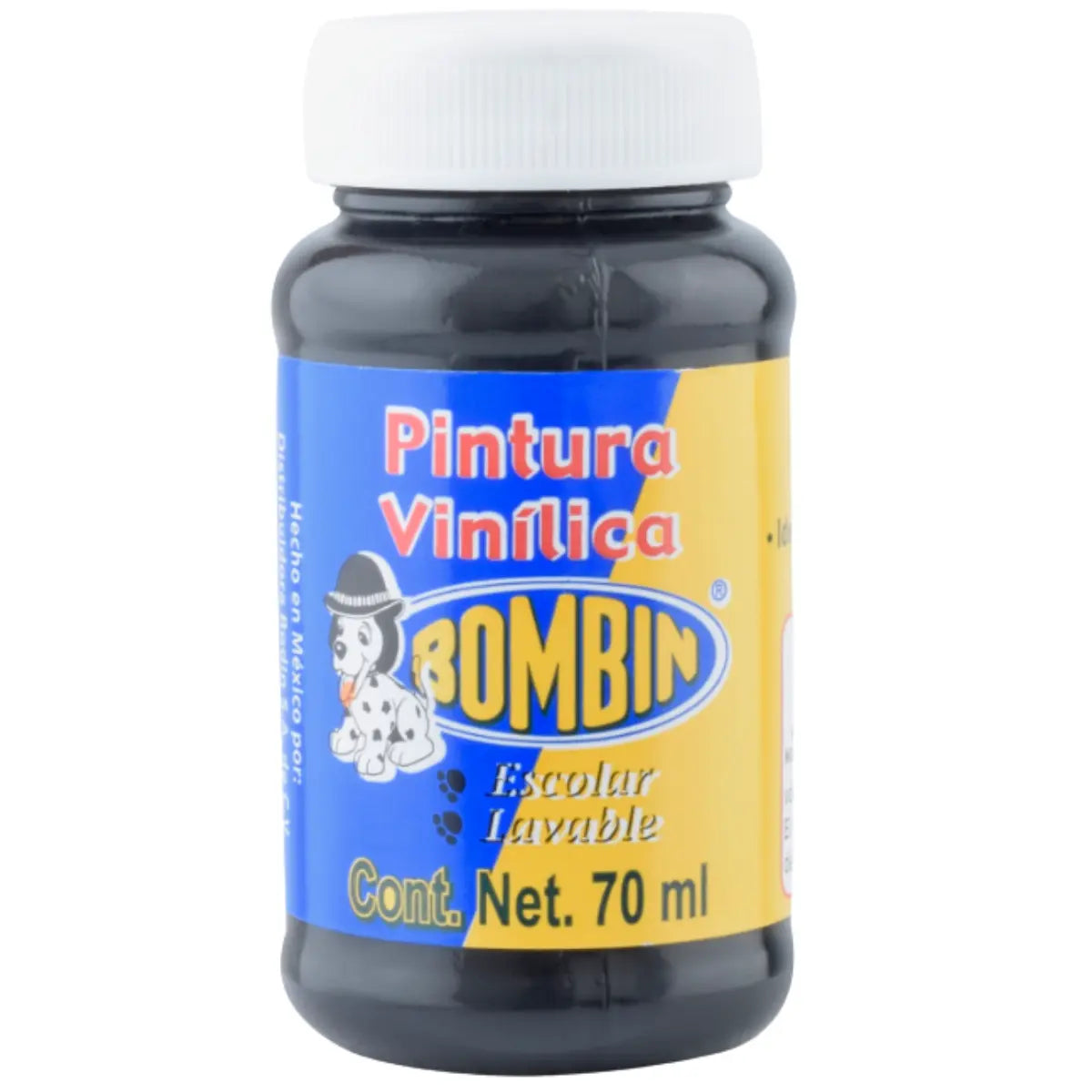 BOMBIN - Pintura vinílica Negro|#221712|mate|?|?| / 70 ml - bombin