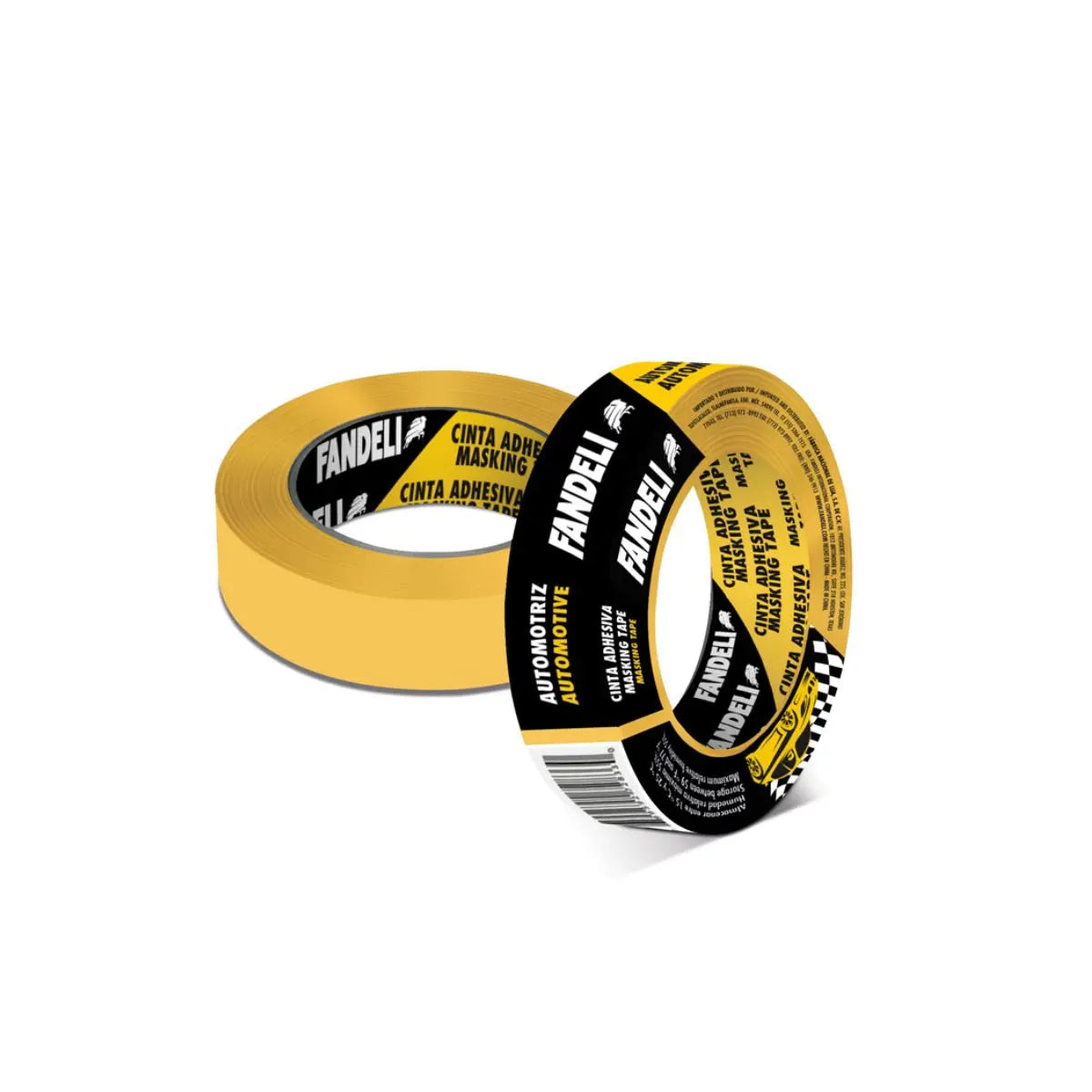 MASKING TAPE AUTOMOTRIZ18mm X 50m  (¾ ") FANDELI - Fandeli