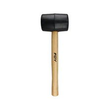 Mazo Cabeza Hule Foy Negro Madera 11" 16oz - Lock - vista lateral