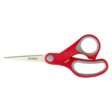 Tijeras Multiusos Scotch 3m 8 Pulgadas Acero Inoxidable Roja - 3M - vista trasera