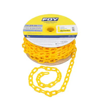 Cadena Plástica Foy Calibre 6 mm 25m amarillo - Lock