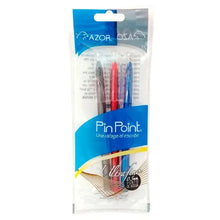Bolígrafos Azor Pin Point Ultra Fino Punta Aguja 0.5mm 3 Piezas Elegir Color Surtido - Azor - vista lateral