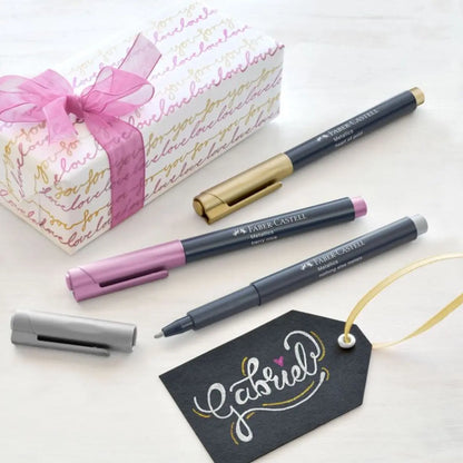 Marcadores Metalicos Faber Castell Punto Fino 6 Pz - Faber Castell - uso