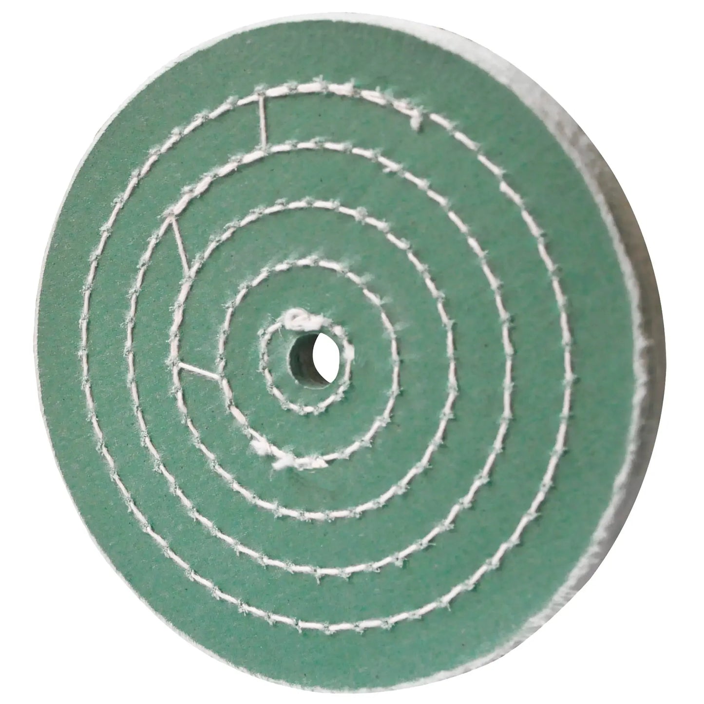 Rueda de fibra de algodón verde para pulido de 150 x 13 mm - Austrodiam