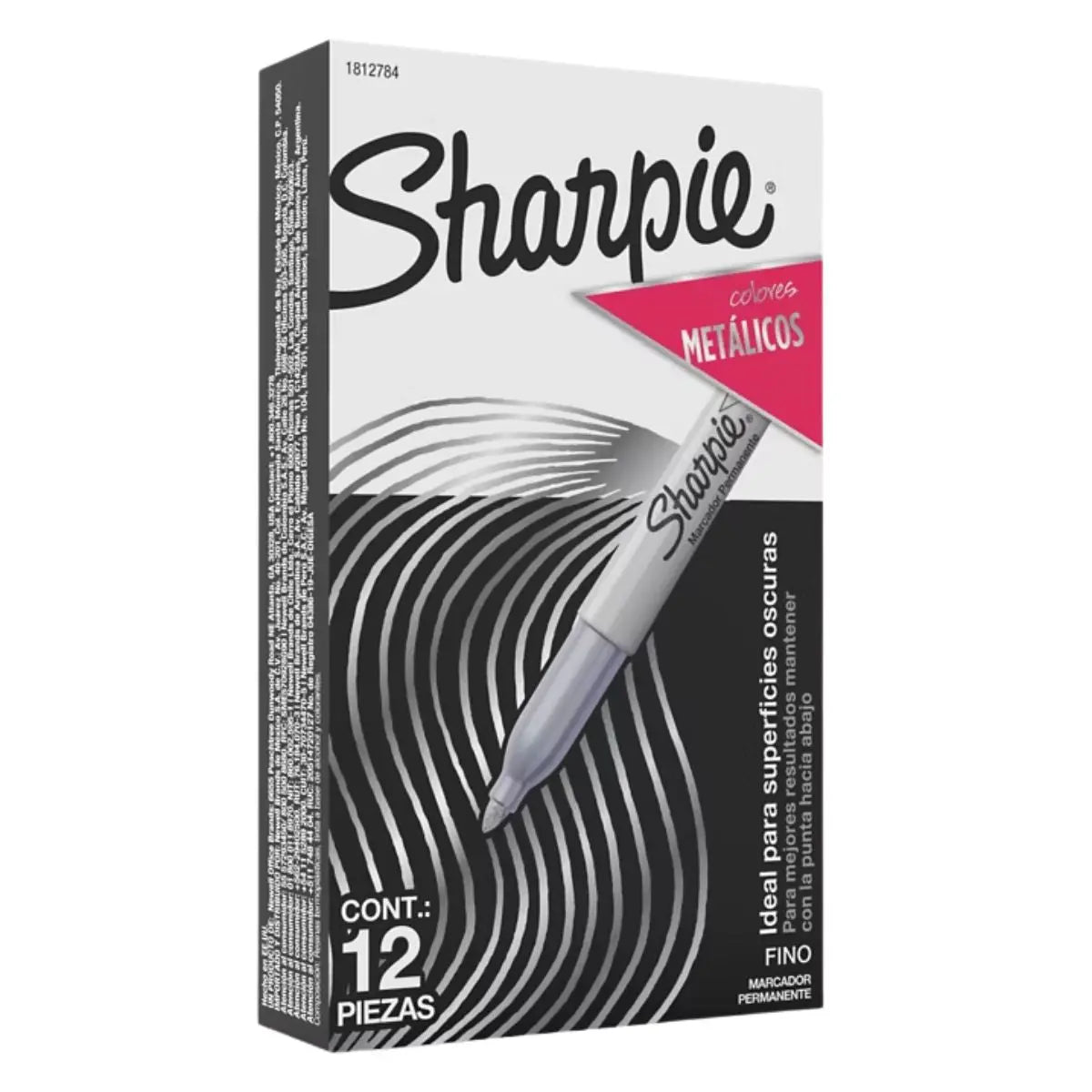 Marcador permanente Sharpie metálico 12 piezas 1812784 - Sharpie - detalle