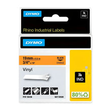 Cinta Vinilo color Naranja 19mm Dymo - Dymo