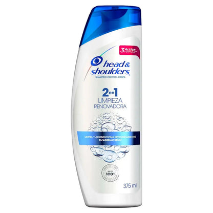 Shampoo Head & Shoulders Limpieza Renovadora 2en1 375ml - KCTS