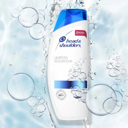 Shampoo Head & Shoulders Limpieza Renovadora 2en1 375ml - KCTS - vista lateral
