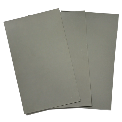 50 Hoja de lija de agua de carburo de silicio, grano 2500, de 140 x 230 mm Gris Tenazit - Austrodiam - detalle