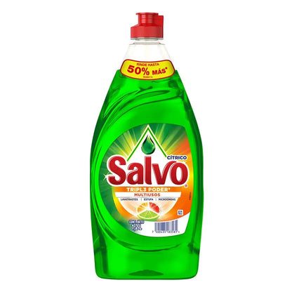 3 Pz Detergente Trastes Salvo Líquido Limón 1,200ml - P&amp;G