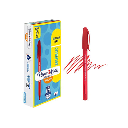 Bolígrafo Paper Mate Tinta Roja 12 Piezas - Papermate