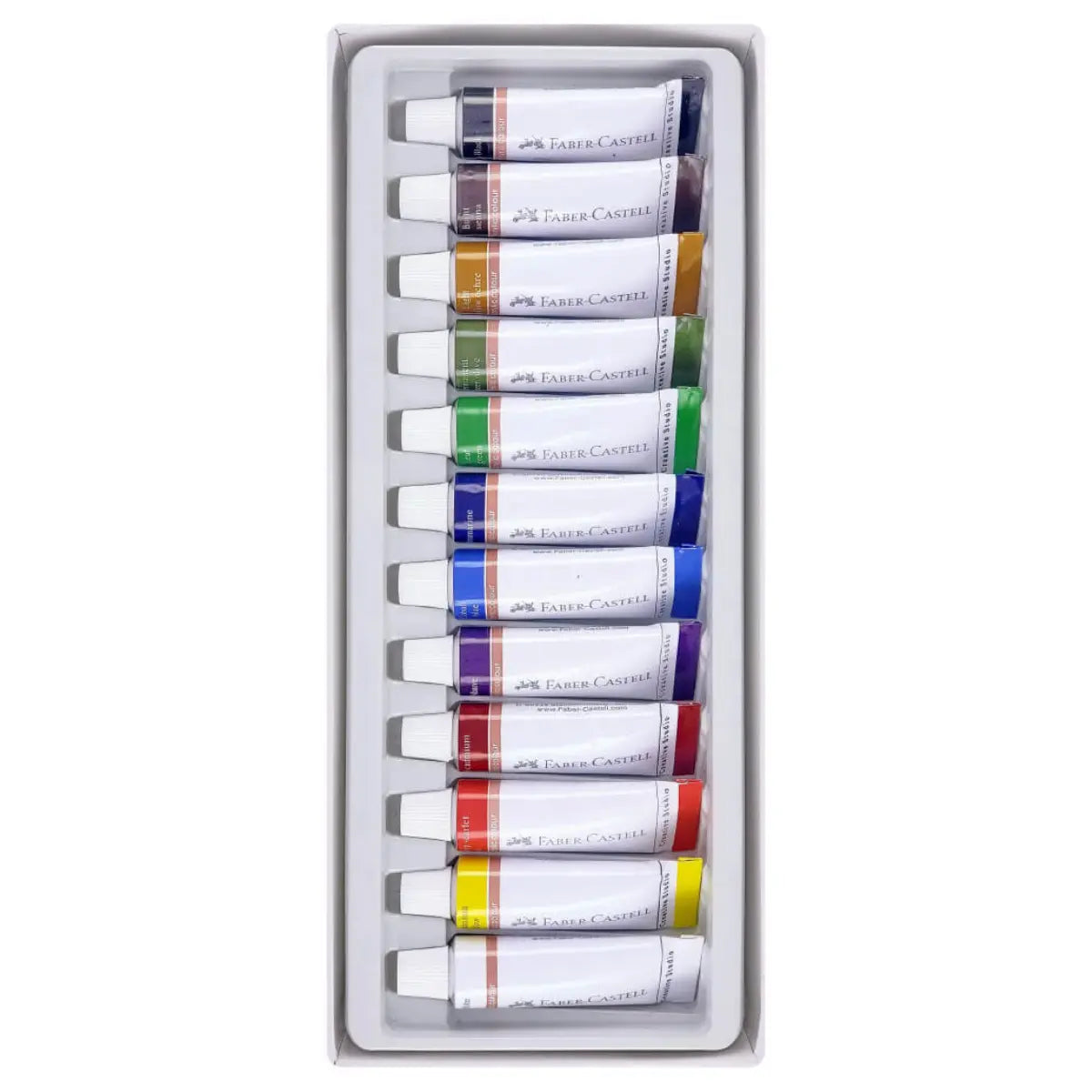 Faber-Castell Starter Kit - Acrylic Colours (Pack of 12) - Faber Castell - detalle