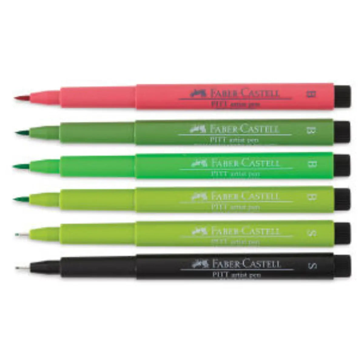 Rotuladores Tonos Verde Faber Castell Profesionales 6 Pz - Faber Castell