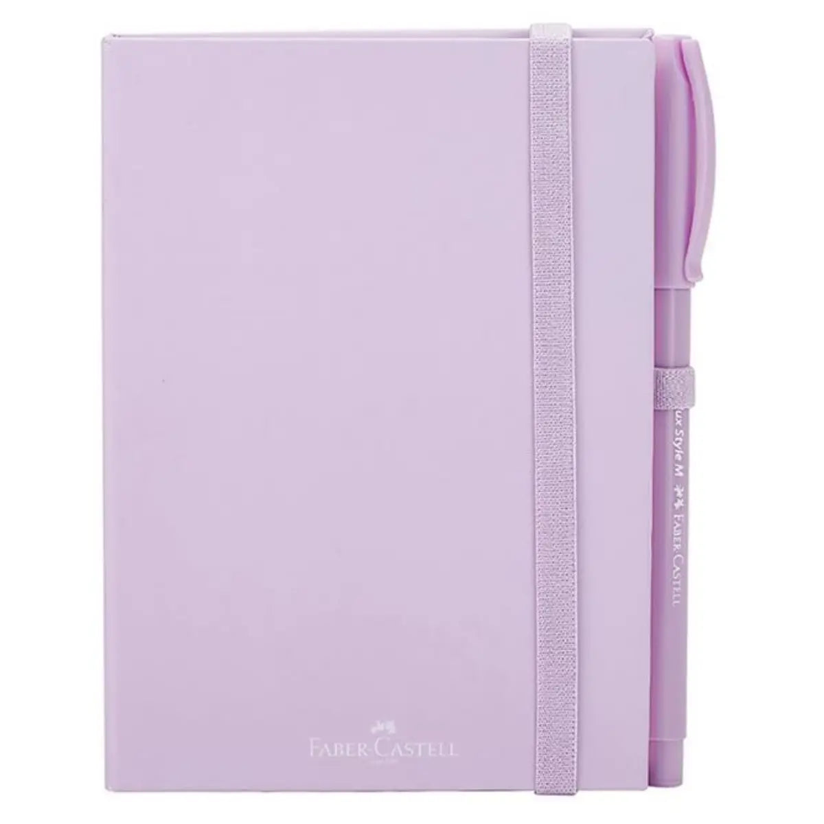 Set Mini Libreta Dibujo Violeta Pastel + Pluma Faber Castell - Faber Castell