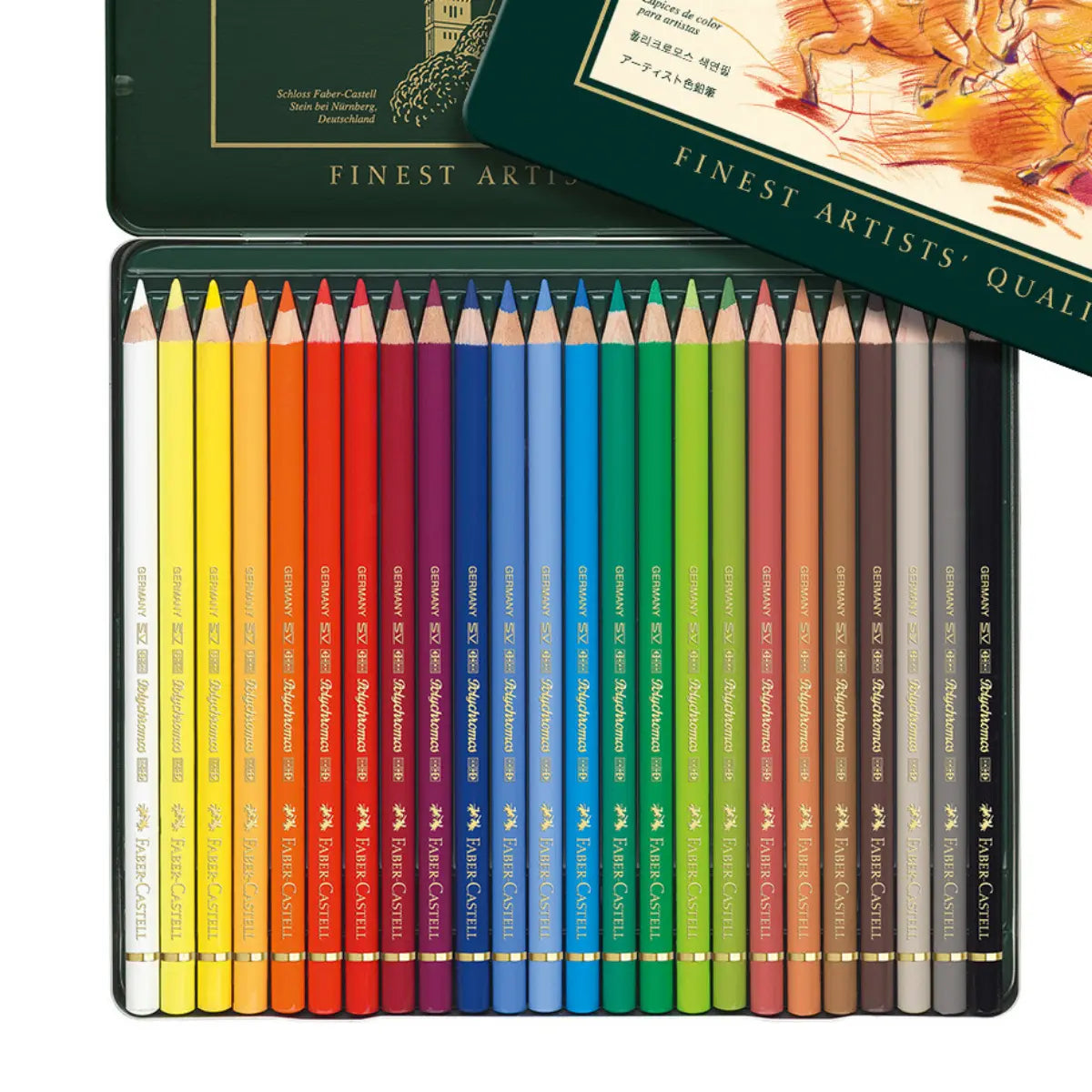Lápices de Colores Faber Castell Polychromos Profesionales Premium 24 Pz - Faber Castell - uso