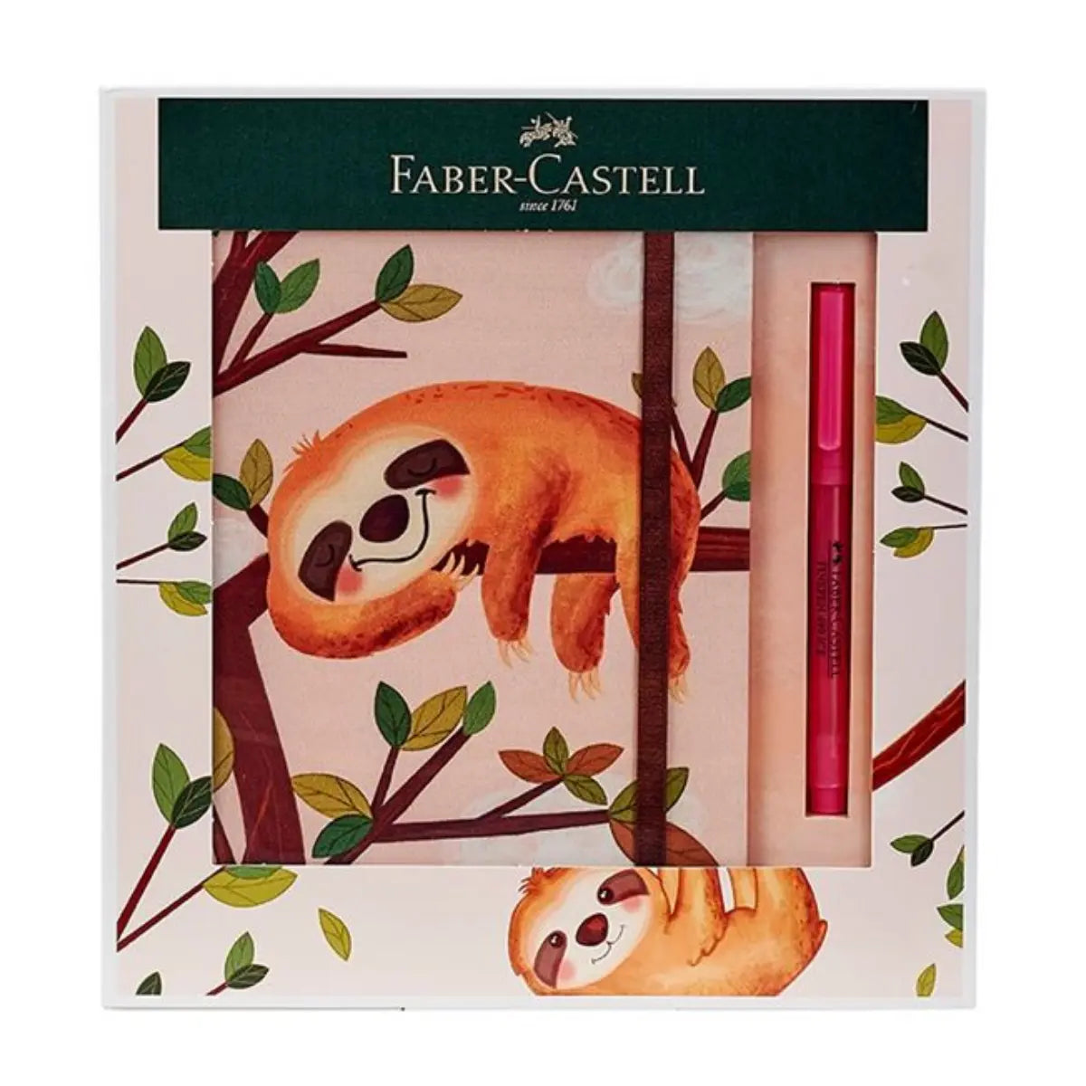 Libreta 160 hojas + Marcador Finepen Faber Castell Edición Osos - Faber Castell