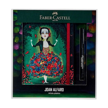 Libreta 160 hojas + Marcador Finepen Faber Castell Edición Joan Alfaro - Faber Castell - vista trasera