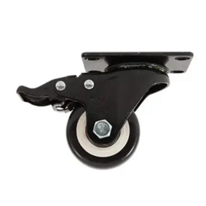 RODAJA PVC NEGRO GIRATORIA FRENO 2 1/2" - Dogotuls