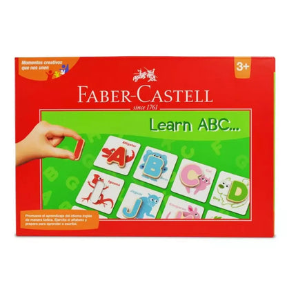 Set Creativo Juego Faber Castell Abc Aprende Alfabeto Letras - Faber Castell - empaque