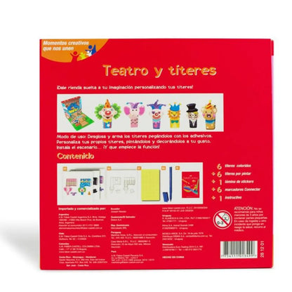 Juego Creativo Faber Castell Teatro y Títeres - Faber Castell - detalle