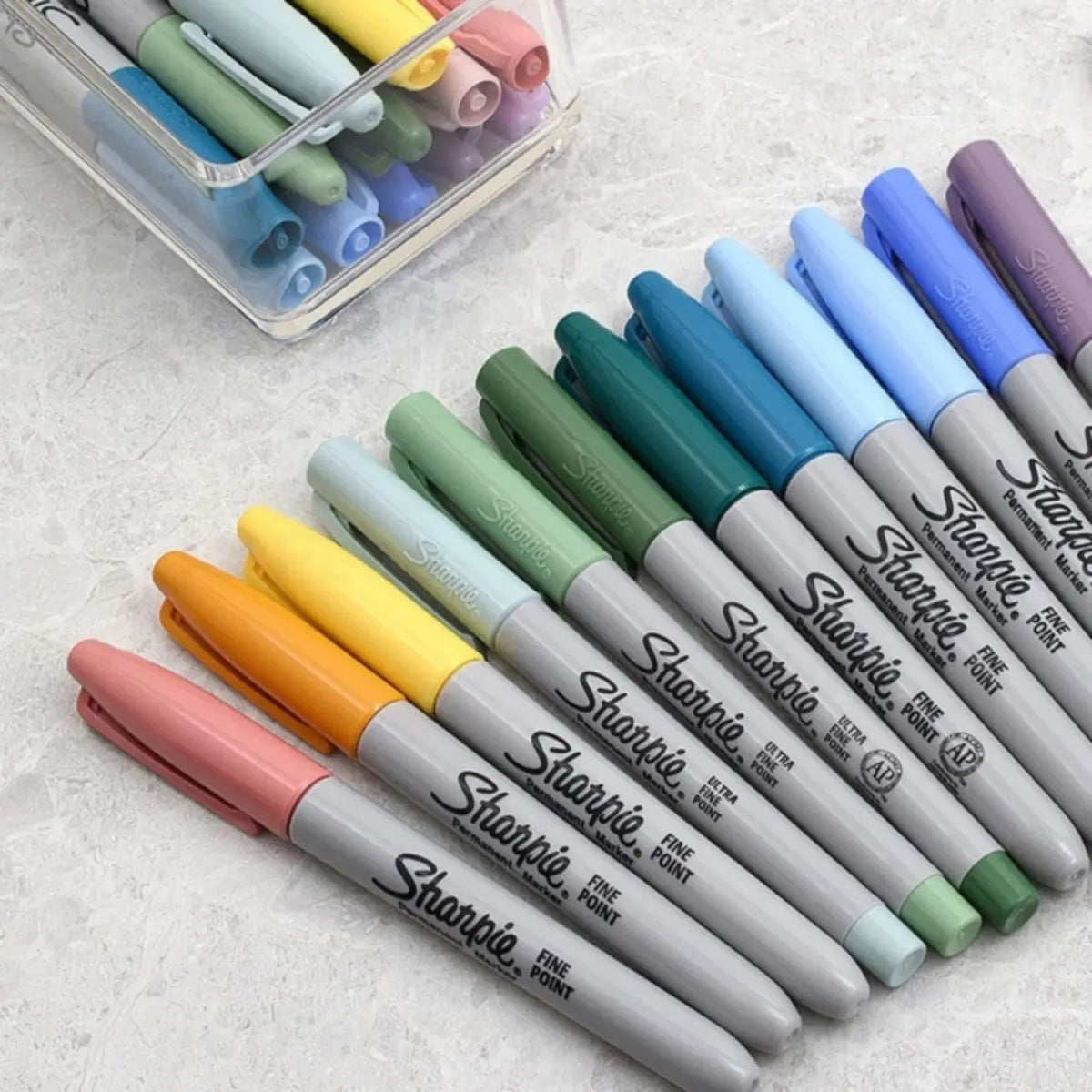 Marcadores Permanentes Sharpie Colores Misticos Punta Fina 24 Piezas - Sharpie