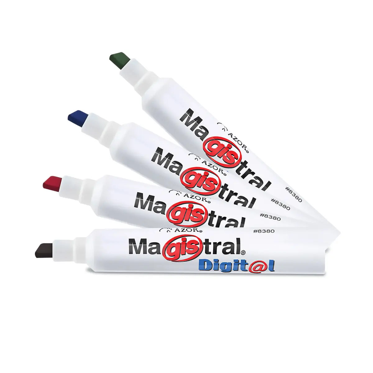Marcadores Azor para Pizarrón Blanco 6mm Magistral Digital 4 Piezas - Azor - detalle