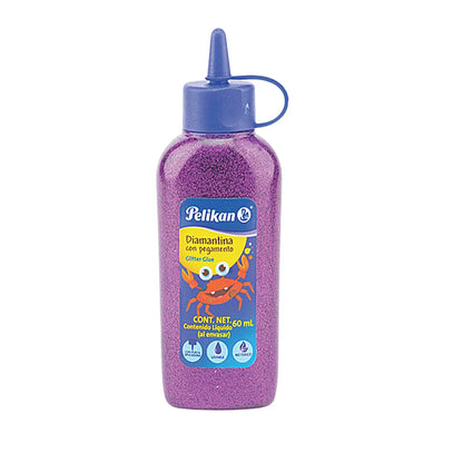 Pegamento Diamantina 60ml Pelikan Elegir Color Lila - Pelikan