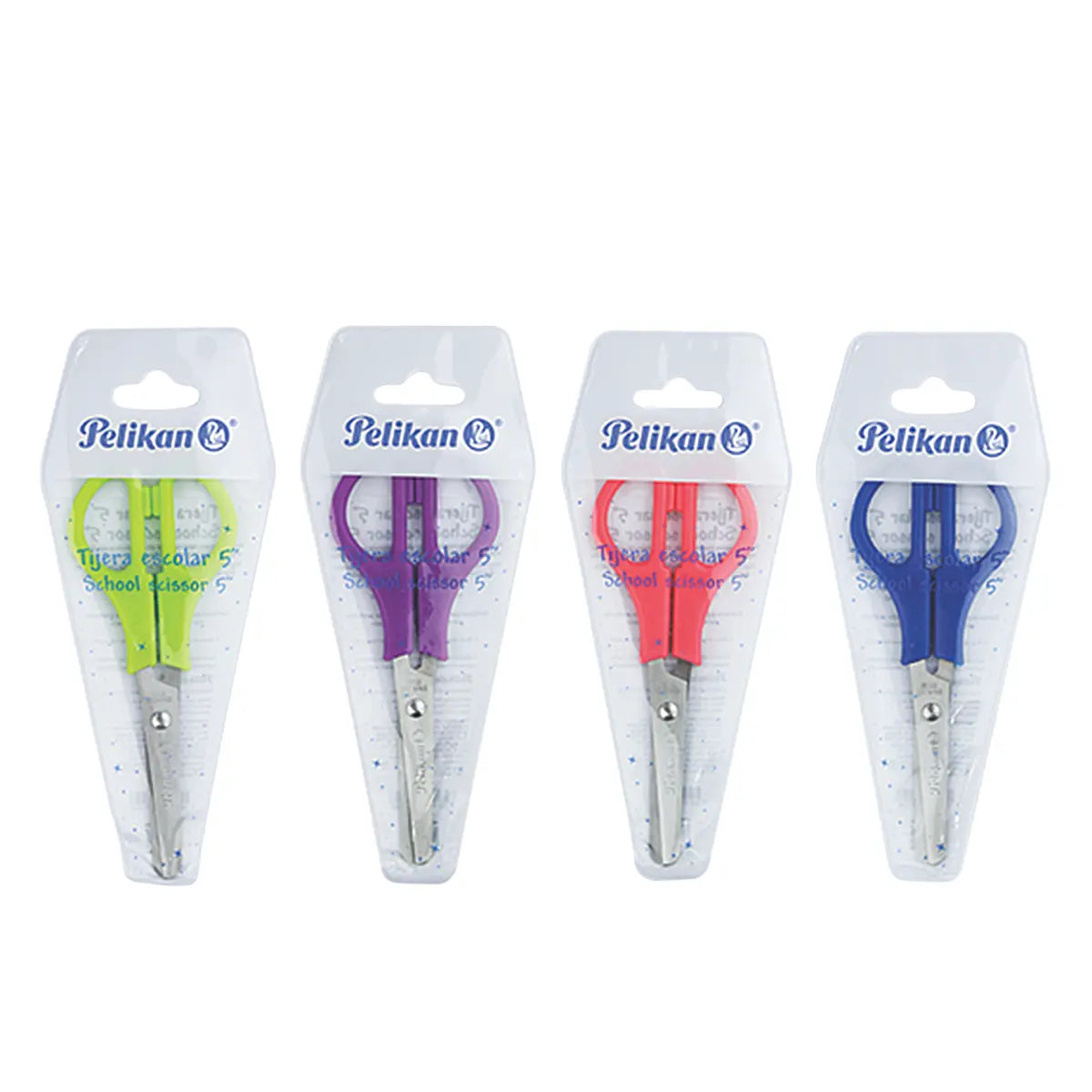 Tijeras Escolar Acero Inoxidable Pelikan Color Al Azar - Pelikan - vista lateral