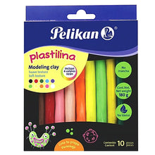 Barras Plastilina Pelikan Colores Neón 10 Piezas - Pelikan - detalle