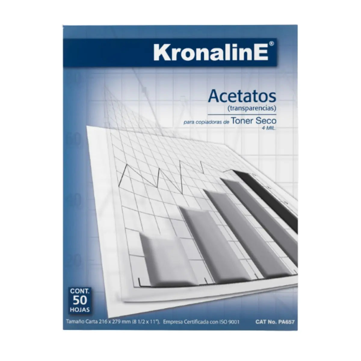 50 Hojas Acetato Poliester Carta Laser Toner Kronaline Pa657 - Kronaline