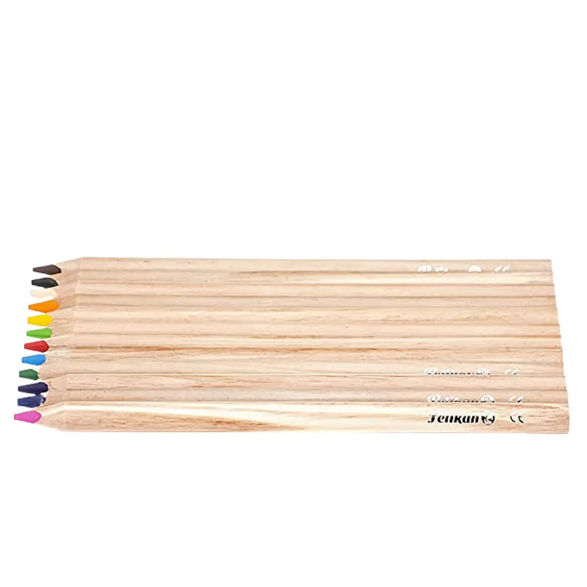 Lápices Colores Triangulares Jumbo Cuerpo Madera Pelikan 12 Piezas - Pelikan - vista lateral