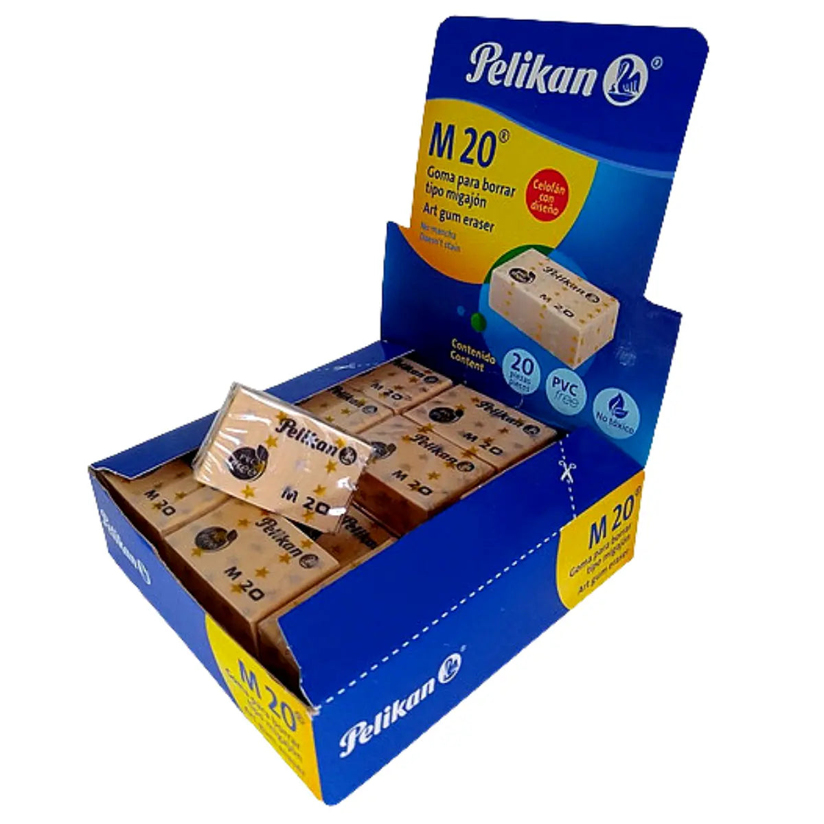 Gomas Borrador Migajon M20 Pelikan 20 Piezas - Pelikan - accesorios