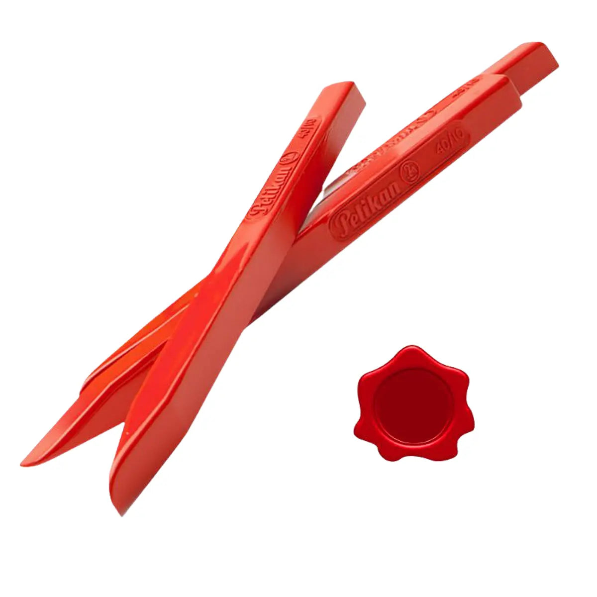 Barras Cera Lacre Rojo Sello Pelikan 10 Piezas - Pelikan - uso