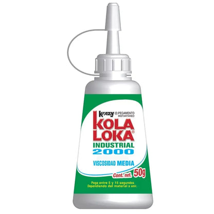 Pegamento Industrial Kola Loka Kli2000 50g Viscosidad Media 2000 - Kola loka