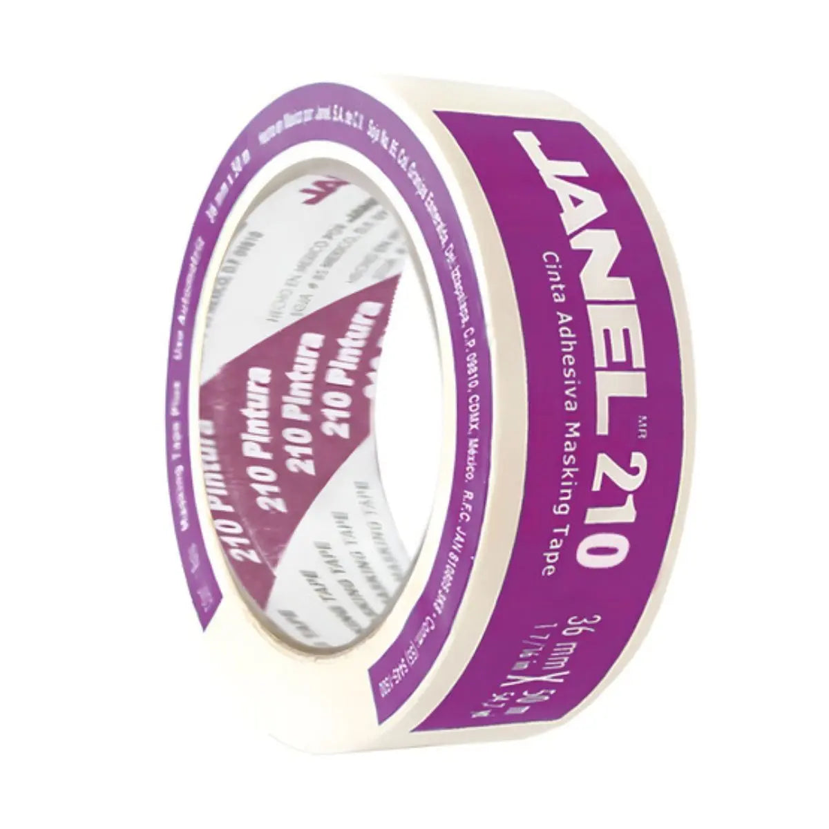 Rollo de Masking Tape 210 Pintura 36 mm X 50 m JANEL - Janel