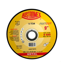 Disco abrasivo Austromex tipo 41 grano 30 de 230 x 3.2 x 22.23 mm METAL - Austrodiam
