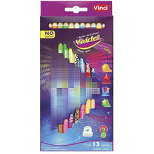 Lapices Dobles de Color 26 Colores Vinci Vividel 4mm 13 Piezas - Vinci