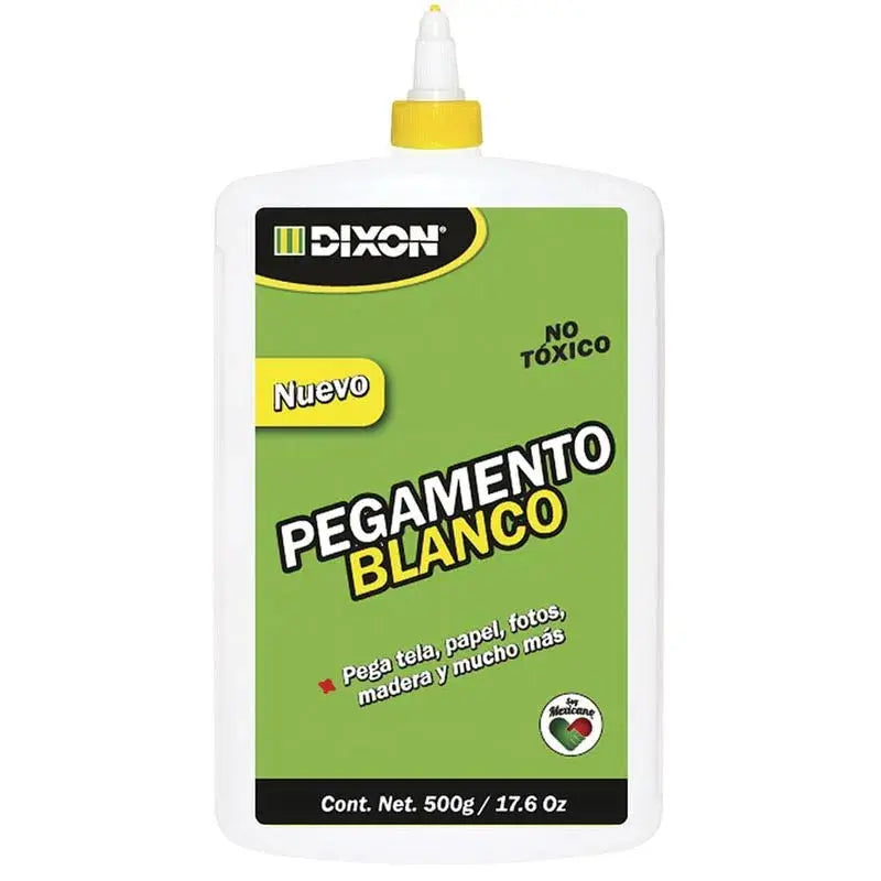 Pegamento Líquido Blanco Adhesivo Escolar Dixon 500g - ADHES