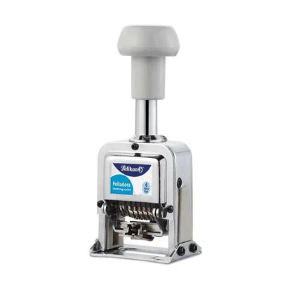 Foliador Automatico Metalico 6 Digitos Pelikan - Pelikan - detalle
