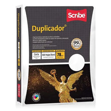 Papel Duplicador 500 Hojas Scribe Blanco Carta - Scribe - vista lateral