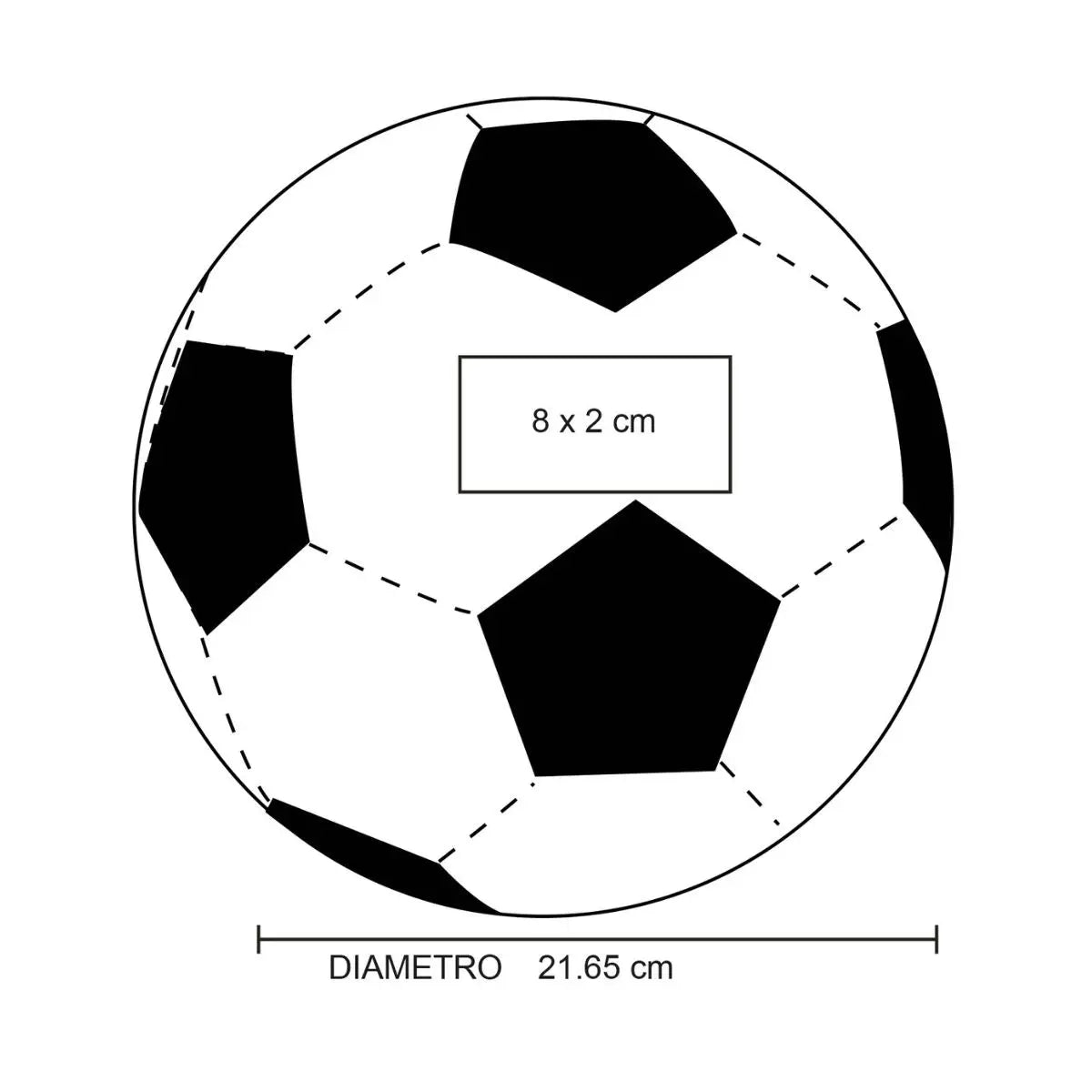 Balon Futbol For Promotional Talla 5 Doble Capa - For Promotional - vista lateral
