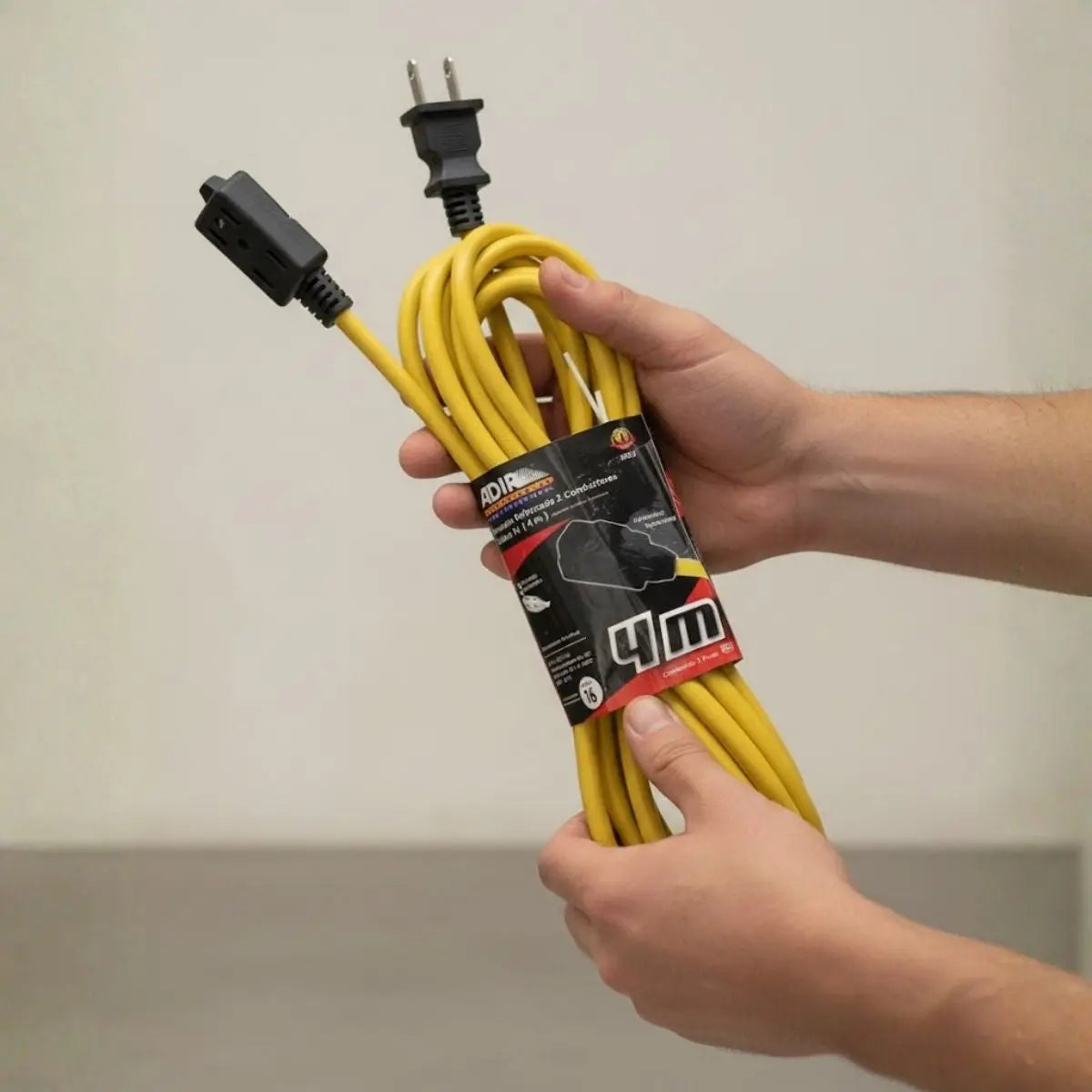 Extension Electrica 2 Conductores 4 m Calibre 16 Adir - Adir - detalle